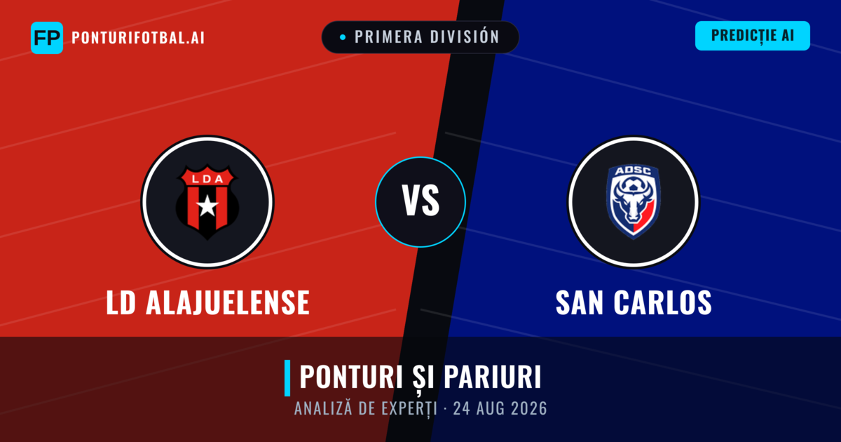 LD Alajuelense vs San Carlos — pronostic și avancronică meci