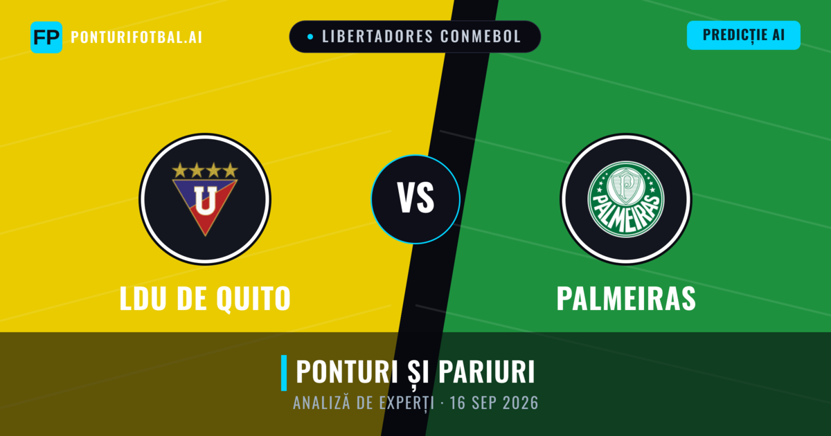 LDU de Quito vs Palmeiras — pronostic și avancronică meci