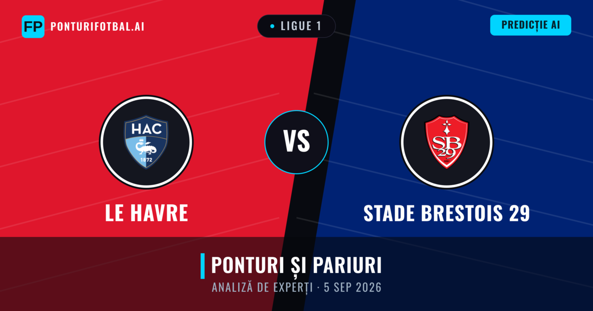 Le Havre vs Stade Brestois 29 — pronostic și avancronică meci