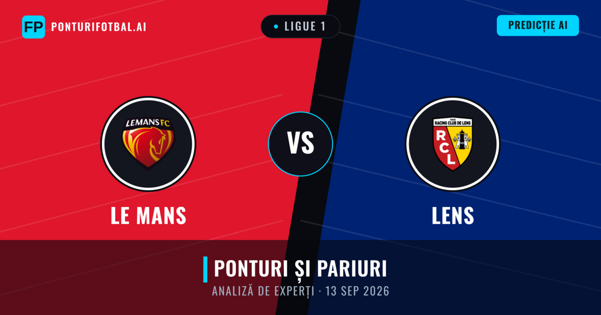Le Mans vs Lens — pronostic și avancronică meci