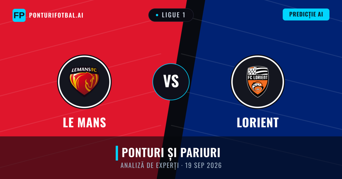 Le Mans vs Lorient — pronostic și avancronică meci