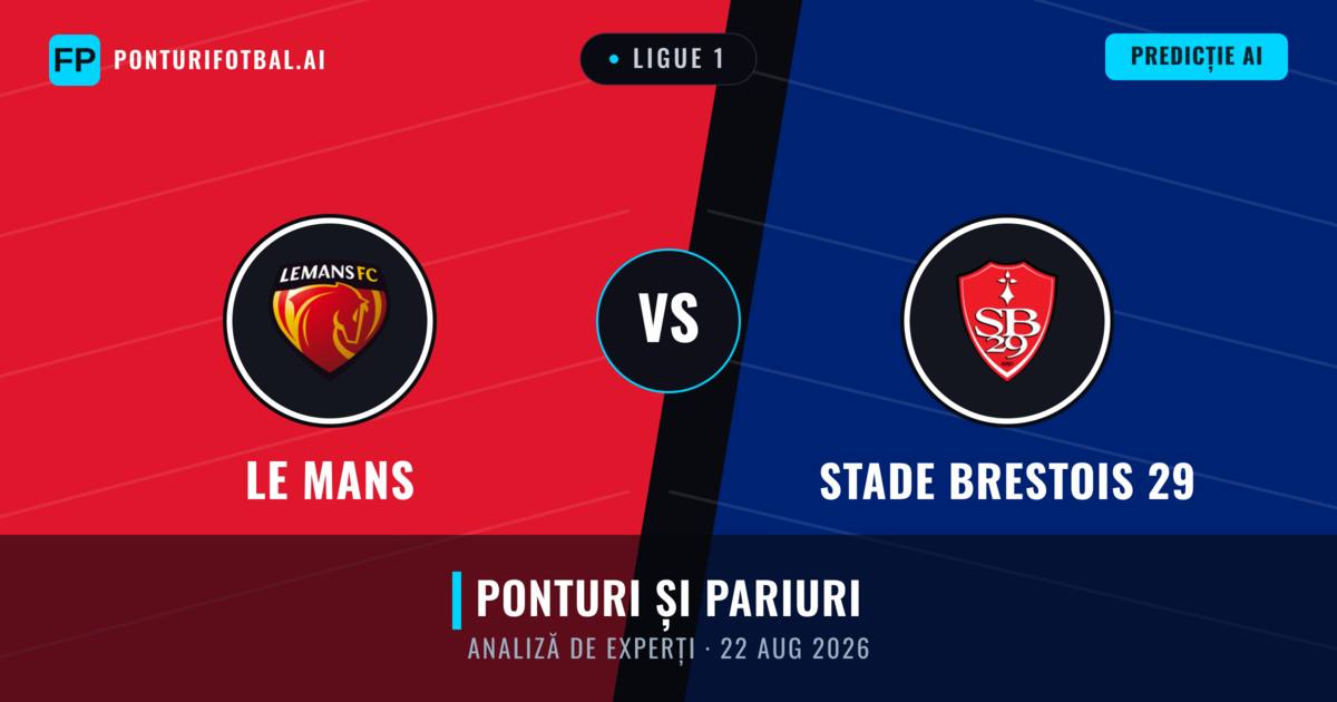 Le Mans vs Stade Brestois 29 — pronostic și avancronică meci