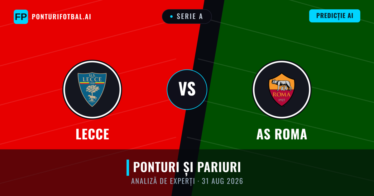 Lecce vs AS Roma — pronostic și avancronică meci