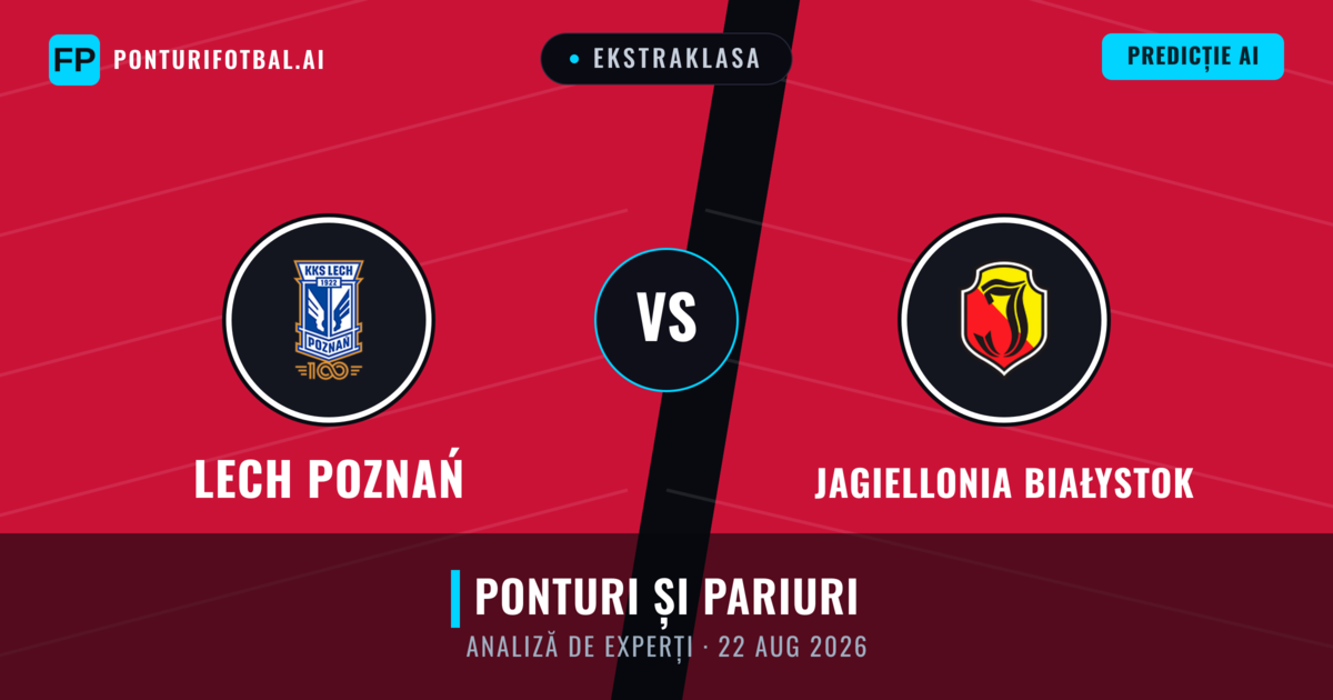 Lech Poznań vs Jagiellonia Białystok — pronostic și avancronică meci