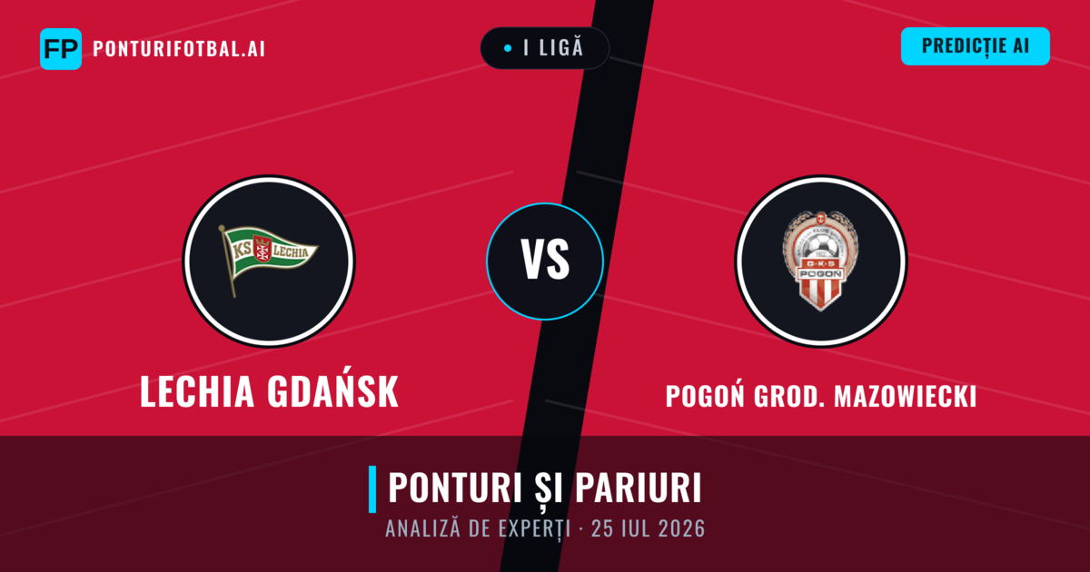 Lechia Gdańsk vs Pogoń Grod. Mazowiecki — pronostic și avancronică meci