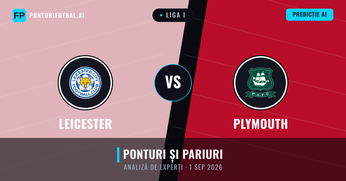 Leicester vs Plymouth — pronostic și avancronică meci