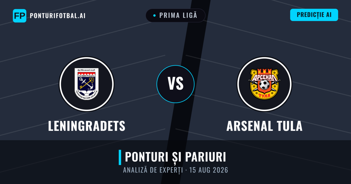 Leningradets vs Arsenal Tula — pronostic și avancronică meci