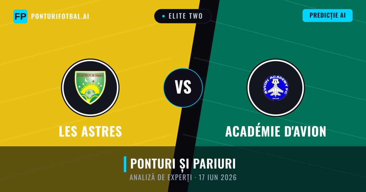 Les Astres vs Académie d'Avion — pronostic și avancronică meci