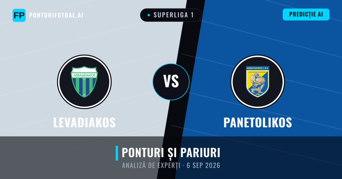 Levadiakos vs Panetolikos — pronostic și avancronică meci