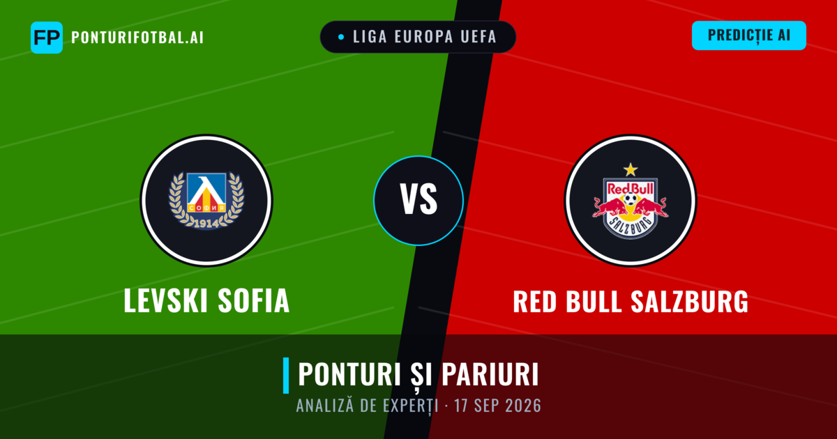 Levski Sofia vs Red Bull Salzburg — pronostic și avancronică meci
