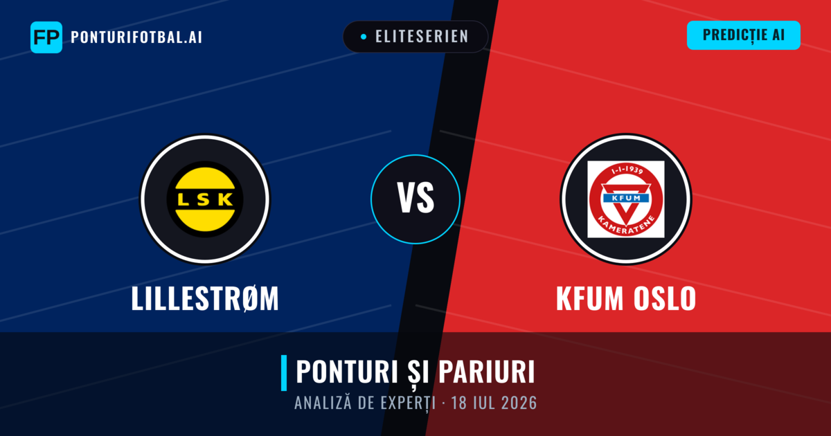 Lillestrøm vs KFUM Oslo — pronostic și avancronică meci
