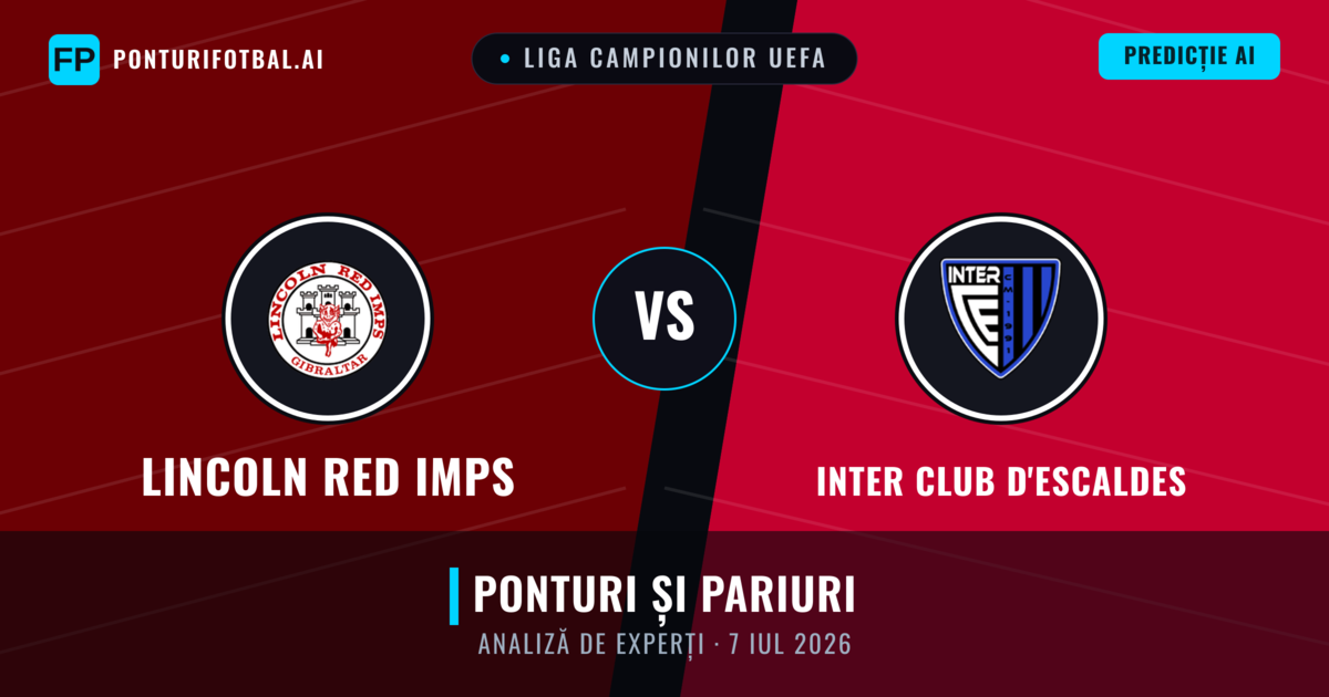 Lincoln Red Imps vs Inter Club d'Escaldes — pronostic și avancronică meci