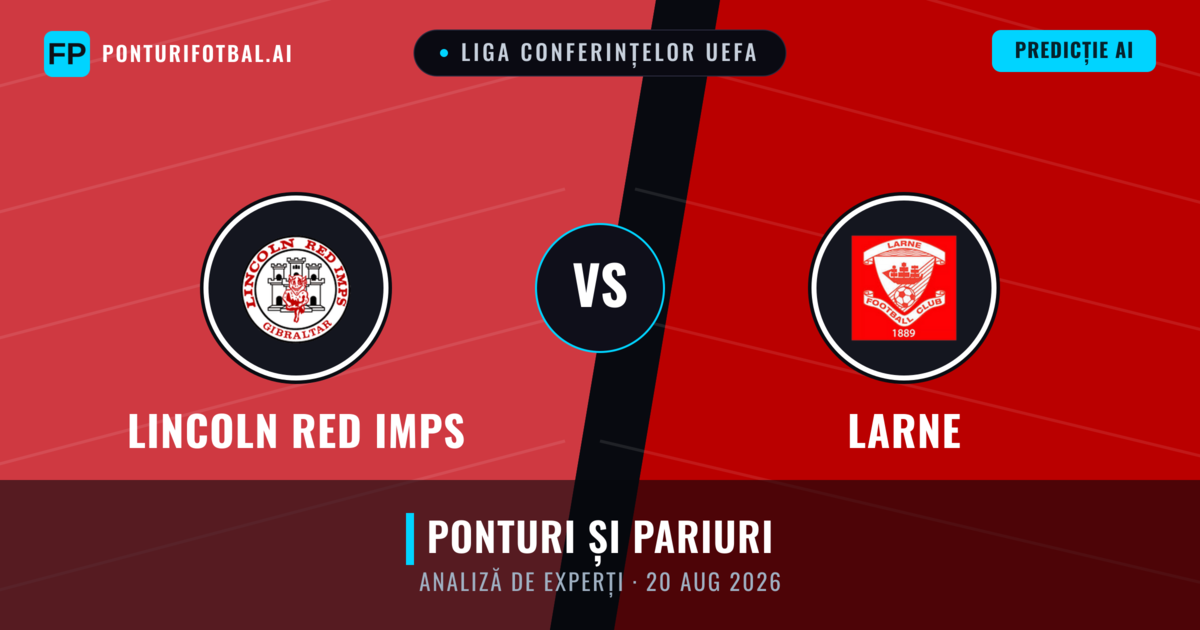Lincoln Red Imps vs Larne — pronostic și avancronică meci