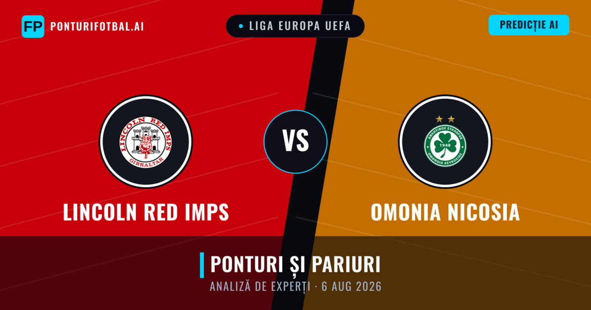 Lincoln Red Imps vs Omonia Nicosia — pronostic și avancronică meci