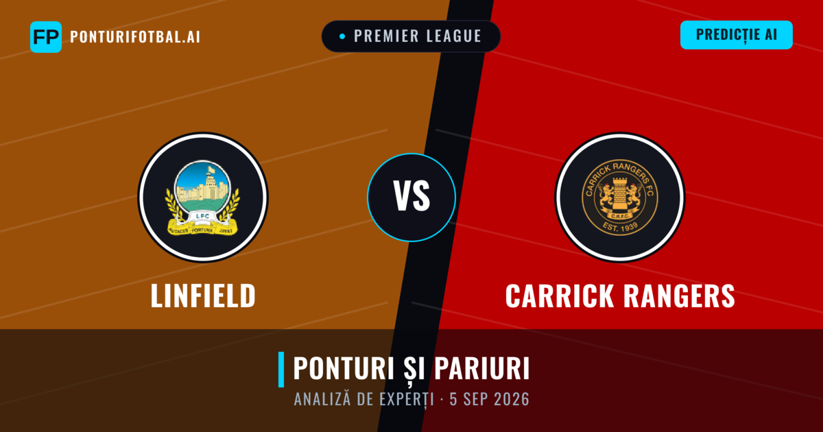 Linfield vs Carrick Rangers — pronostic și avancronică meci