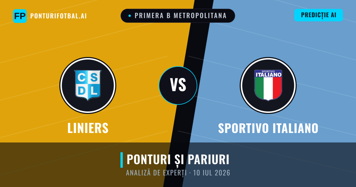 Liniers vs Sportivo Italiano — pronostic și avancronică meci