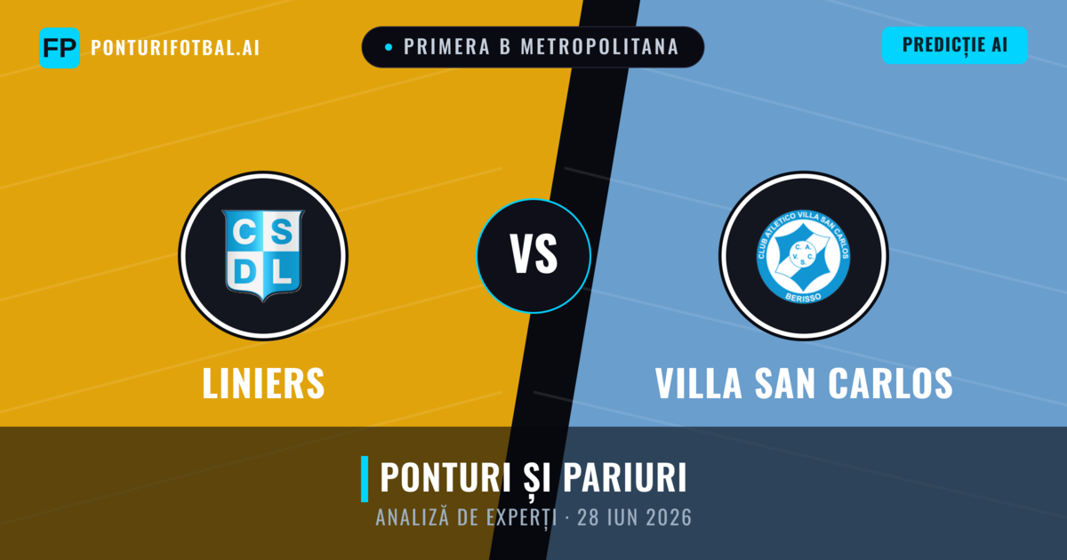 Liniers vs Villa San Carlos — pronostic și avancronică meci