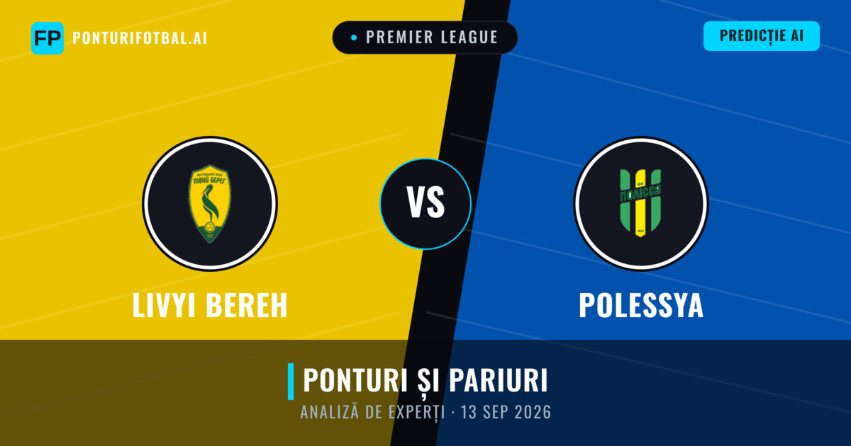 Polessya vs Livyi Bereh — pronostic și avancronică meci