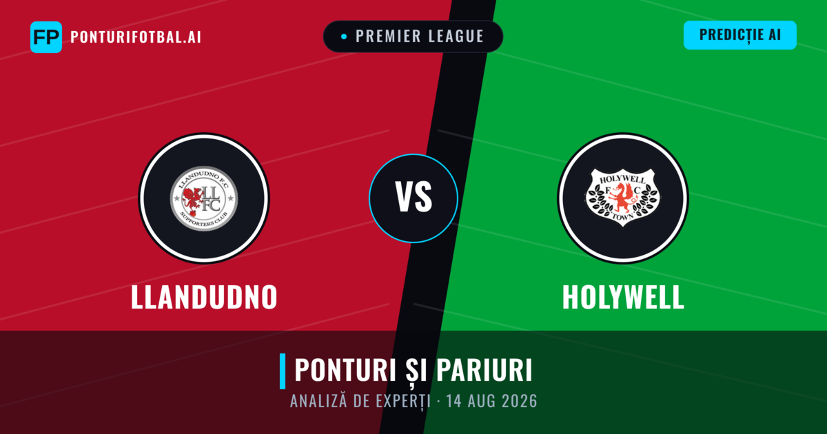 Llandudno vs Holywell — pronostic și avancronică meci