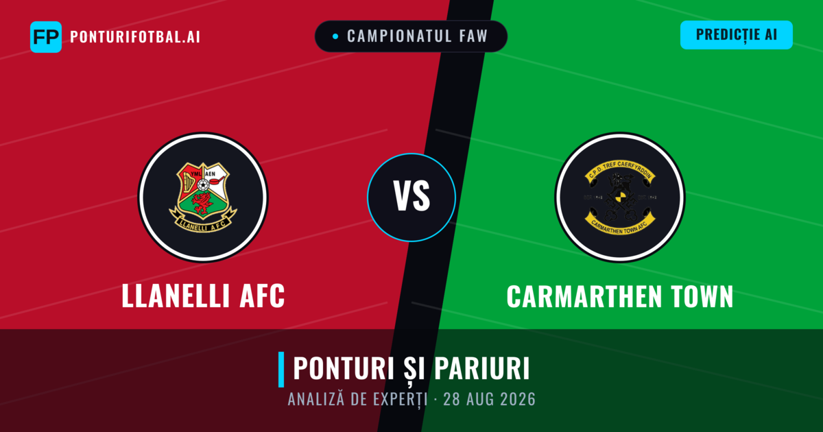 llanelli AFC vs Carmarthen Town — pronostic și avancronică meci