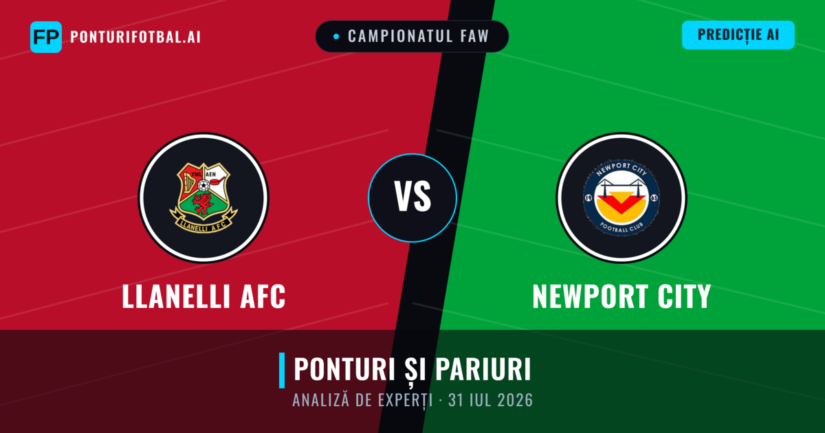 llanelli AFC vs Newport City — pronostic și avancronică meci