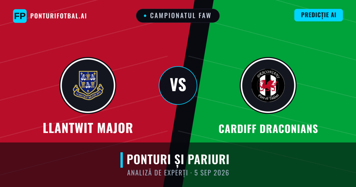 Llantwit Major vs Cardiff Draconians — pronostic și avancronică meci