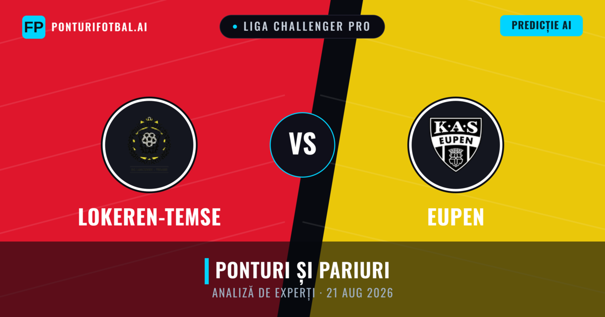 Lokeren-Temse vs Eupen — pronostic și avancronică meci