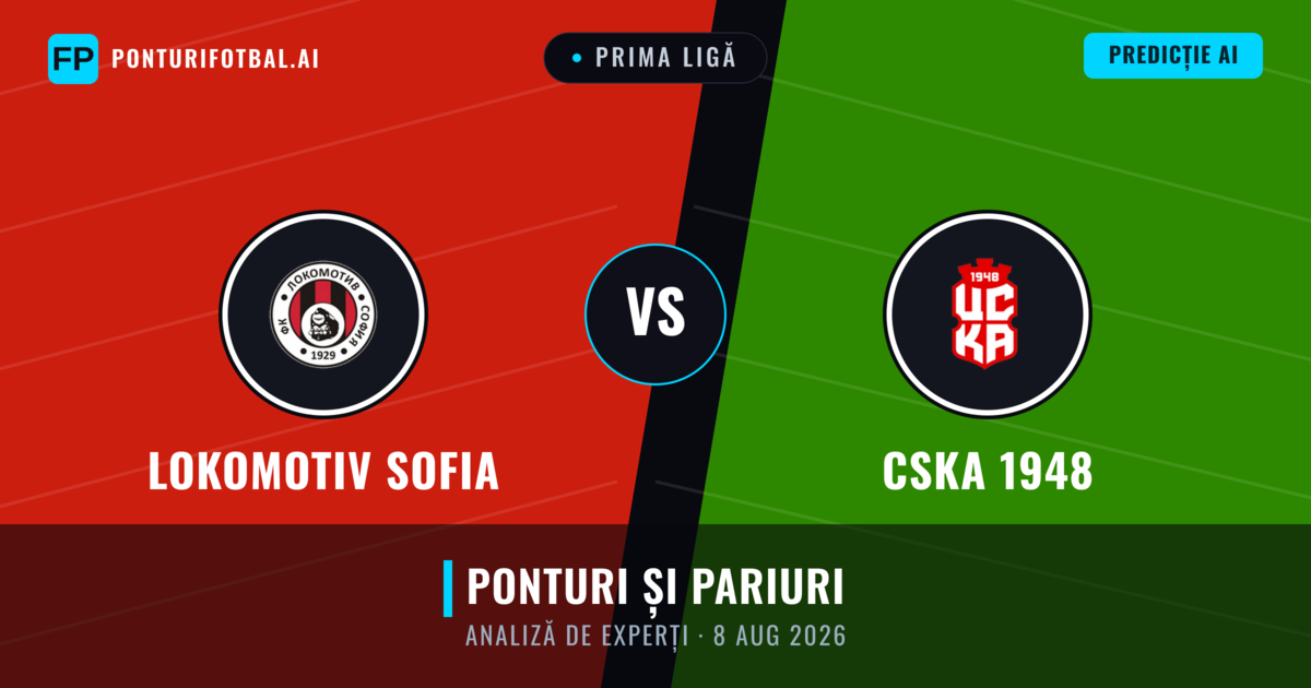 Lokomotiv Sofia vs CSKA 1948 — pronostic și avancronică meci