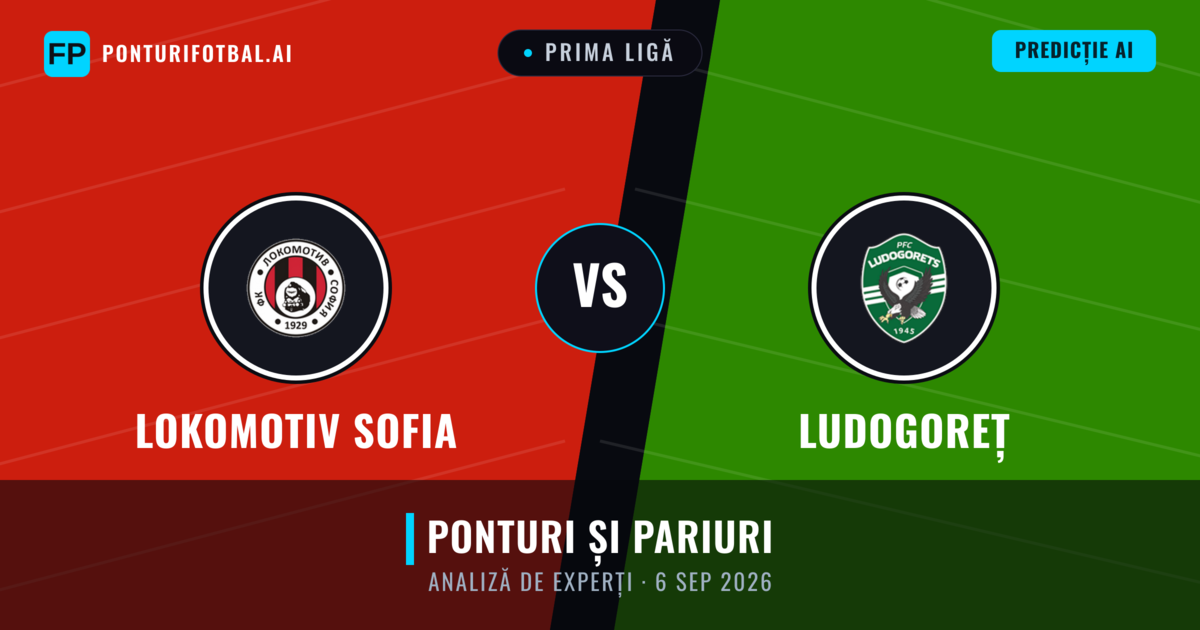 Lokomotiv Sofia vs Ludogoreț — pronostic și avancronică meci
