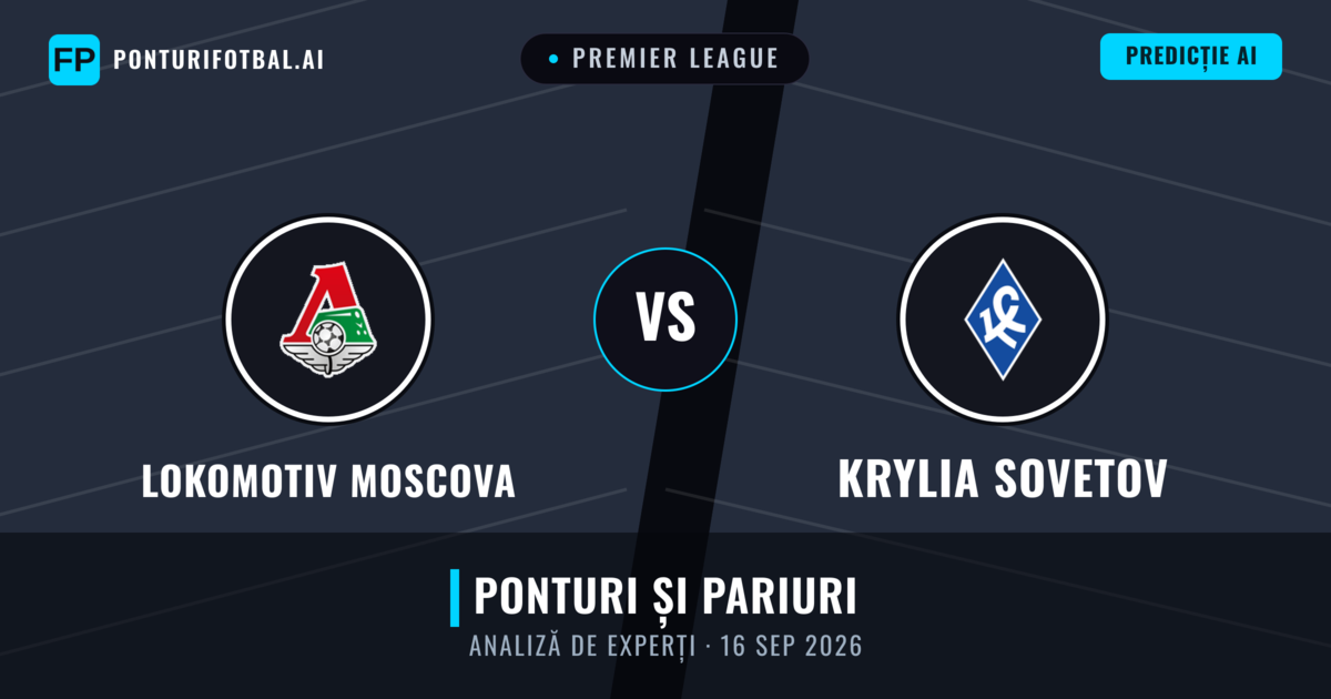 Lokomotiv Moscova vs Krylia Sovetov — pronostic și avancronică meci