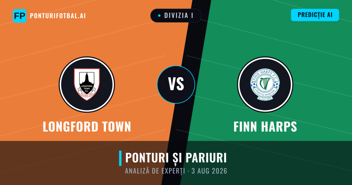 Longford Town vs Finn Harps — pronostic și avancronică meci