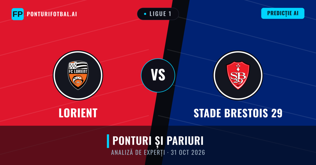 Lorient vs Stade Brestois 29 — pronostic și avancronică meci