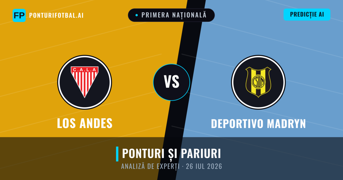 Los Andes vs Deportivo Madryn — pronostic și avancronică meci