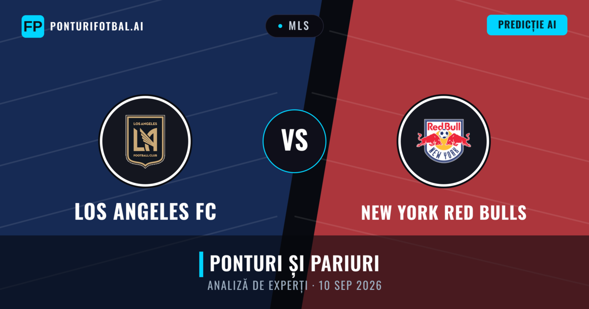 Los Angeles FC vs New York Red Bulls — pronostic și avancronică meci