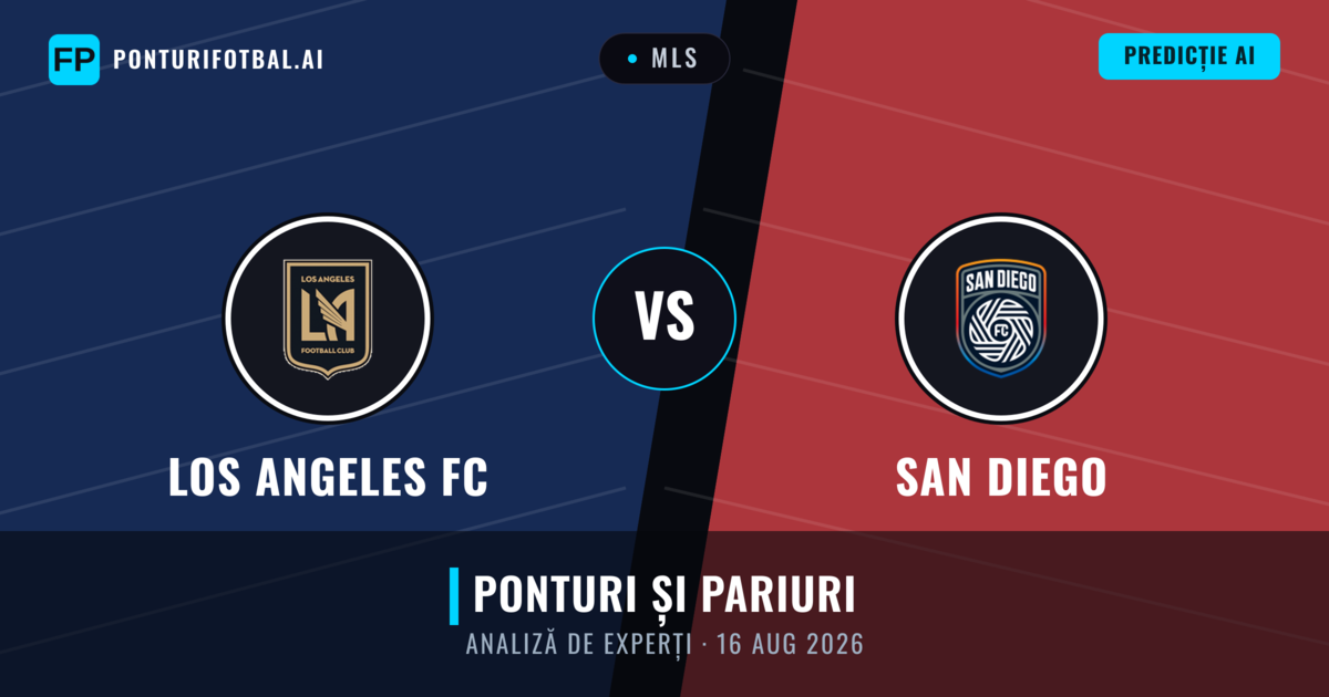 Los Angeles FC vs San Diego — pronostic și avancronică meci