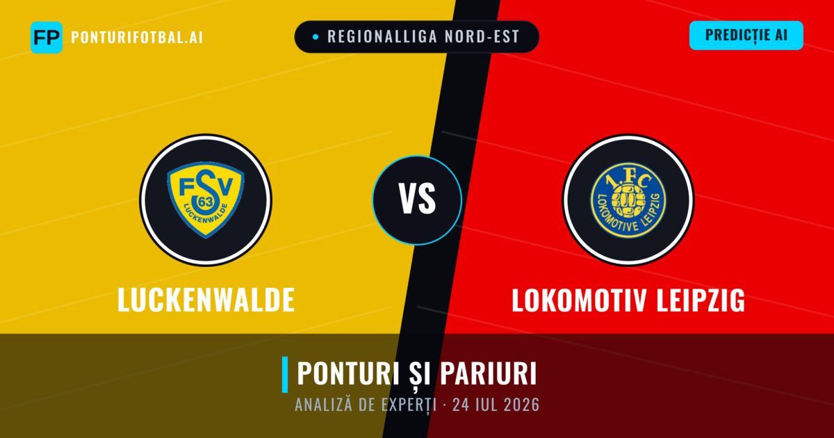 Luckenwalde vs Lokomotiv Leipzig — pronostic și avancronică meci