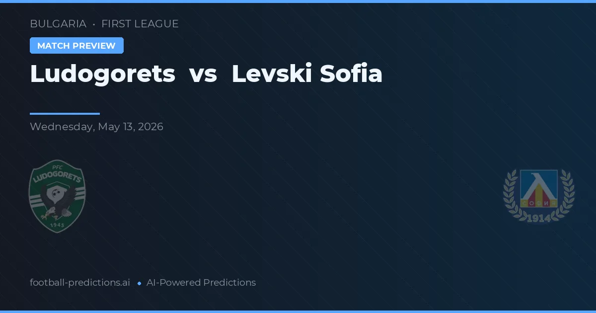 Ludogoreț vs Levski Sofia — pronostic și avancronică meci