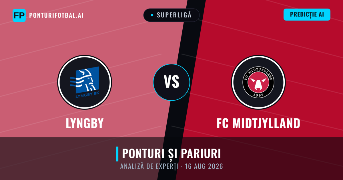 Lyngby vs FC Midtjylland — pronostic și avancronică meci