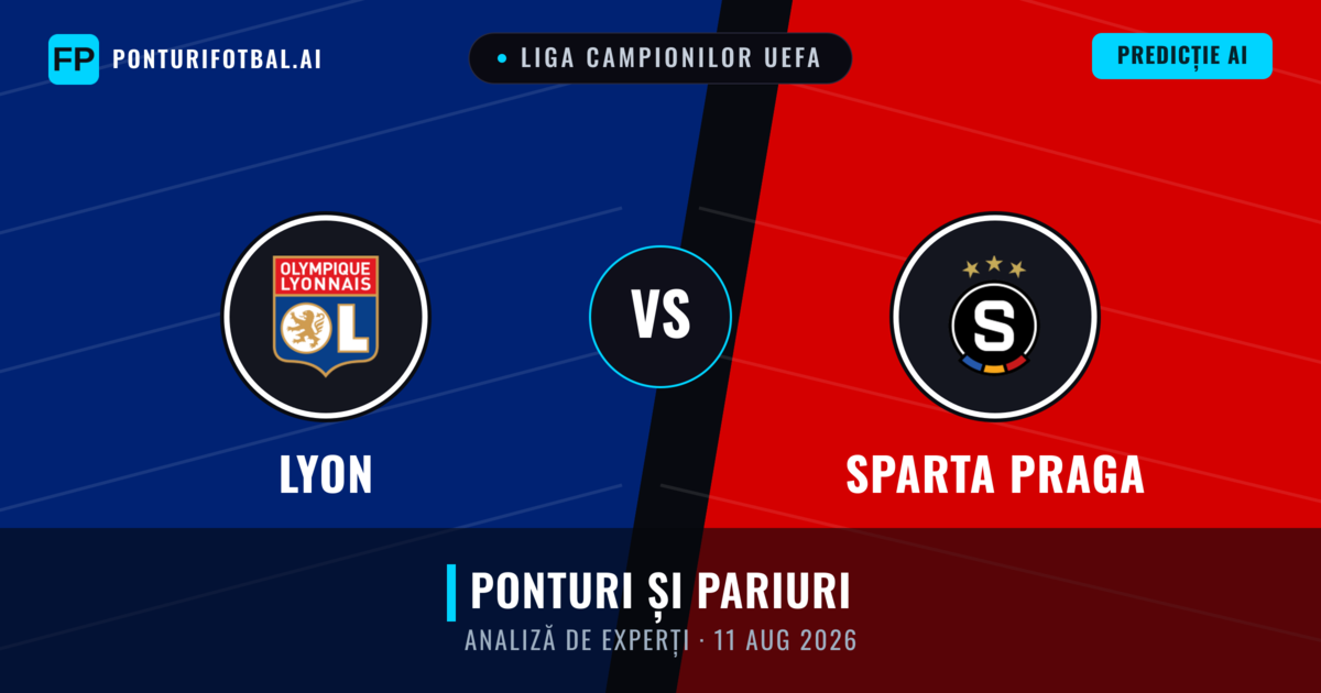 Lyon vs Sparta Praga — pronostic și avancronică meci