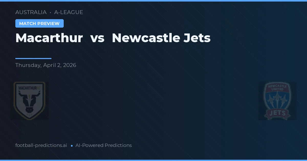 Macarthur vs Newcastle Jets — pronostic și avancronică meci
