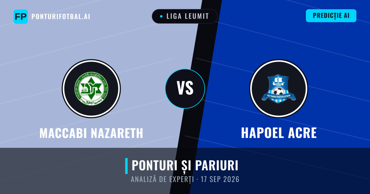 Maccabi Nazareth vs Hapoel Acre — pronostic și avancronică meci