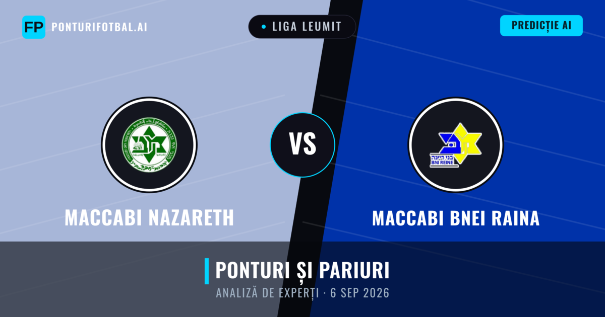 Maccabi Nazareth vs Maccabi Bnei Raina — pronostic și avancronică meci