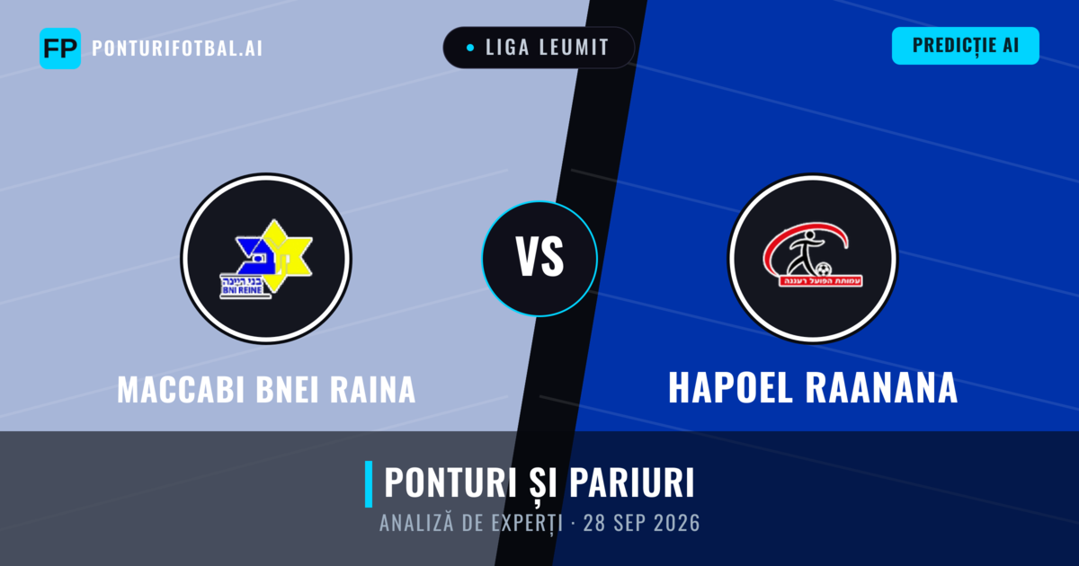 Maccabi Bnei Raina vs Hapoel Raanana — pronostic și avancronică meci