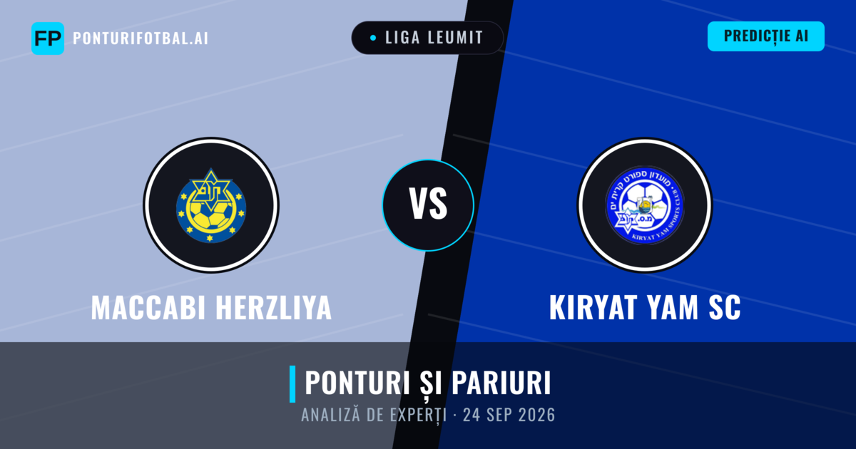 Maccabi Herzliya vs Kiryat Yam SC — pronostic și avancronică meci