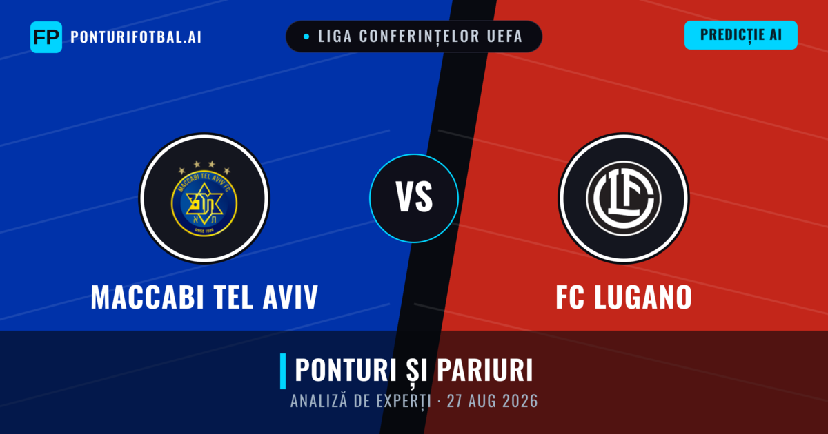 Maccabi Tel Aviv vs FC Lugano — pronostic și avancronică meci