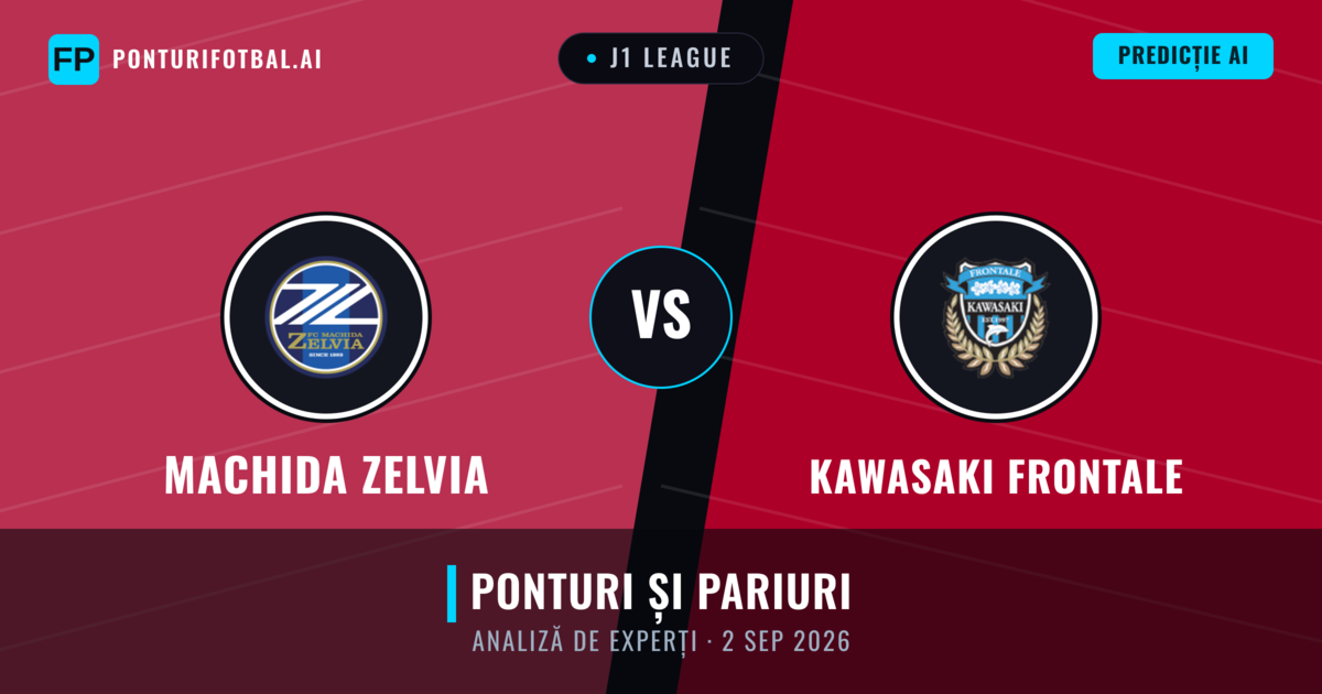 Machida Zelvia vs Kawasaki Frontale — pronostic și avancronică meci