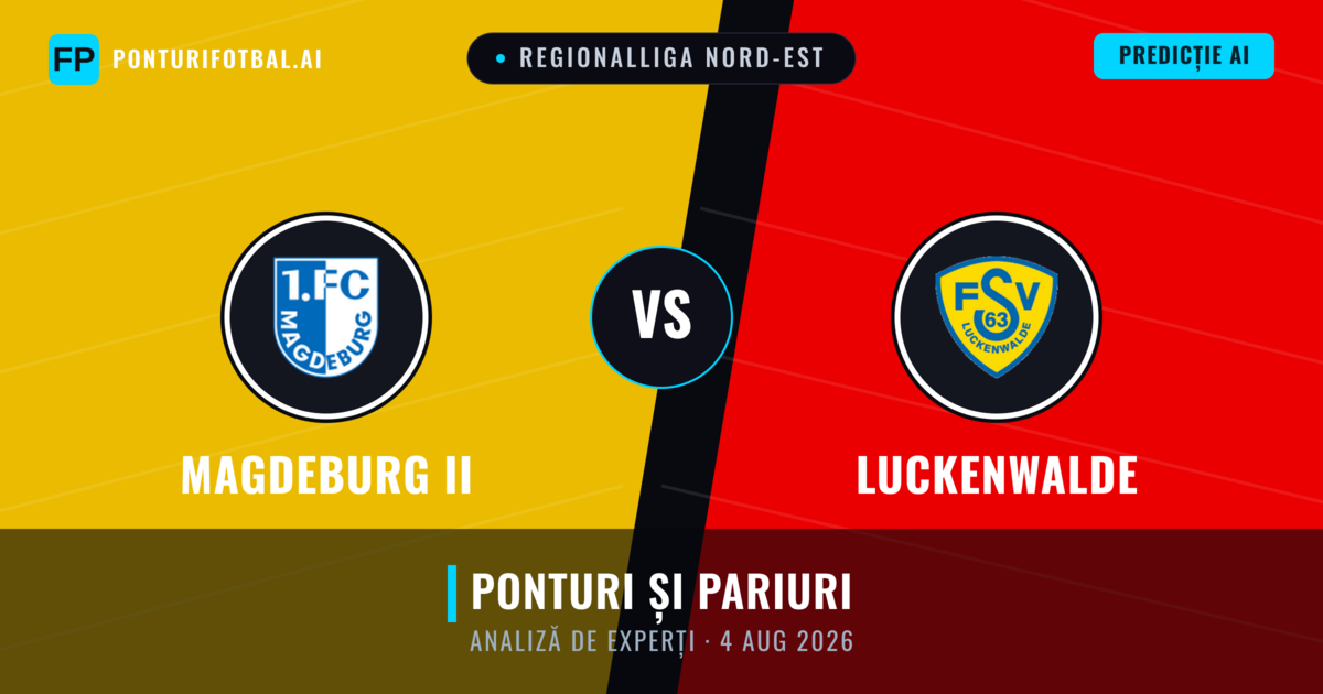 Magdeburg II vs Luckenwalde — pronostic și avancronică meci