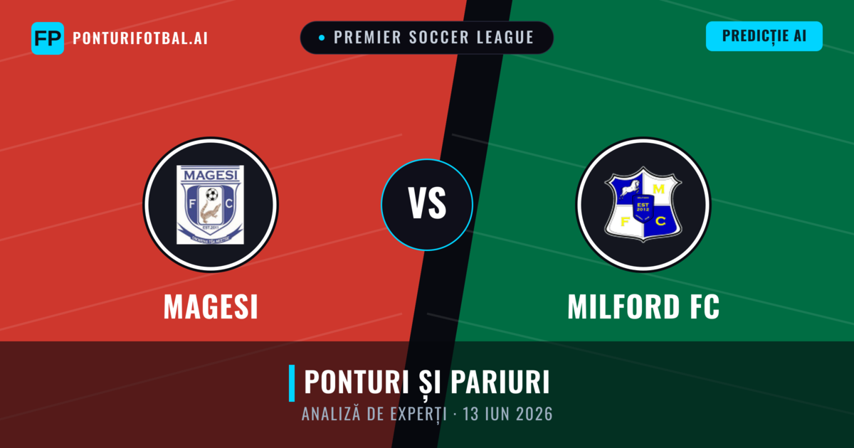 Magesi vs Milford FC — pronostic și avancronică meci
