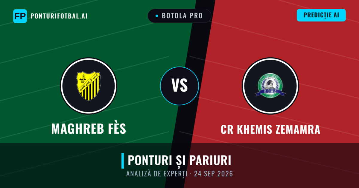 Maghreb Fès vs CR Khemis Zemamra — pronostic și avancronică meci