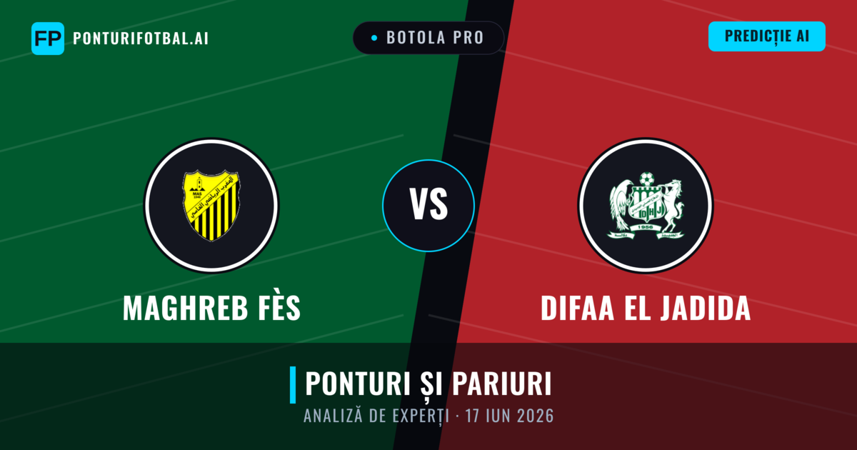 Maghreb Fès vs Difaa EL Jadida — pronostic și avancronică meci